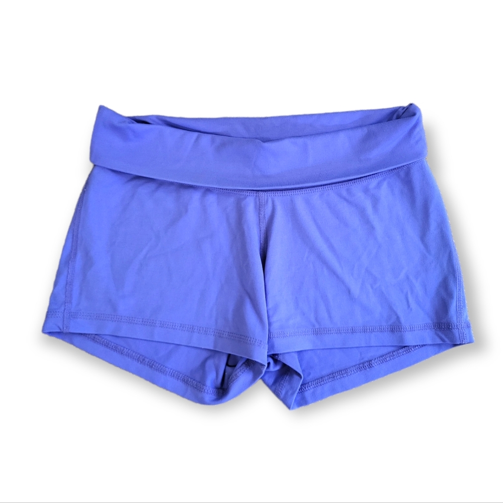Patagonia Fold-over Running Hiking Booty Shorts Blue/Purple XS